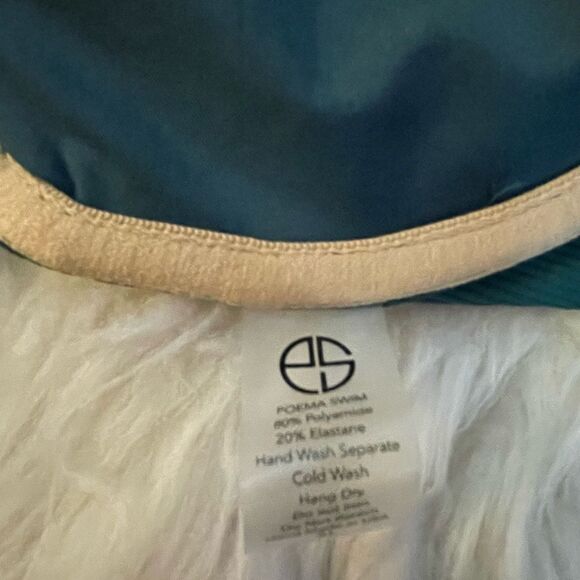 Poema Swim Green Ribbed Bikini Set XL/S - Picture 6 of 7